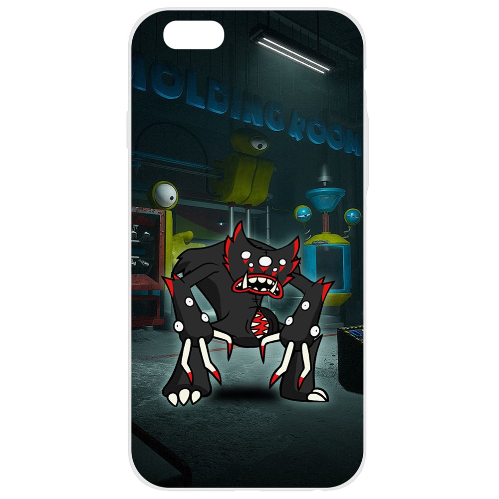 

Чехол-накладка Софт Хаги Ваги - Килли Вилли для iPhone 6/6s белая, Черный