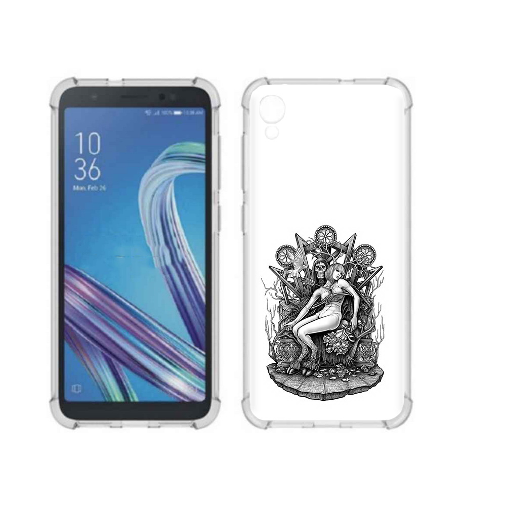 

Чехол MyPads Tocco для Asus ZenFone Live L1 (G552KL) девушка на троне (PT113202.648.309), Прозрачный, Tocco