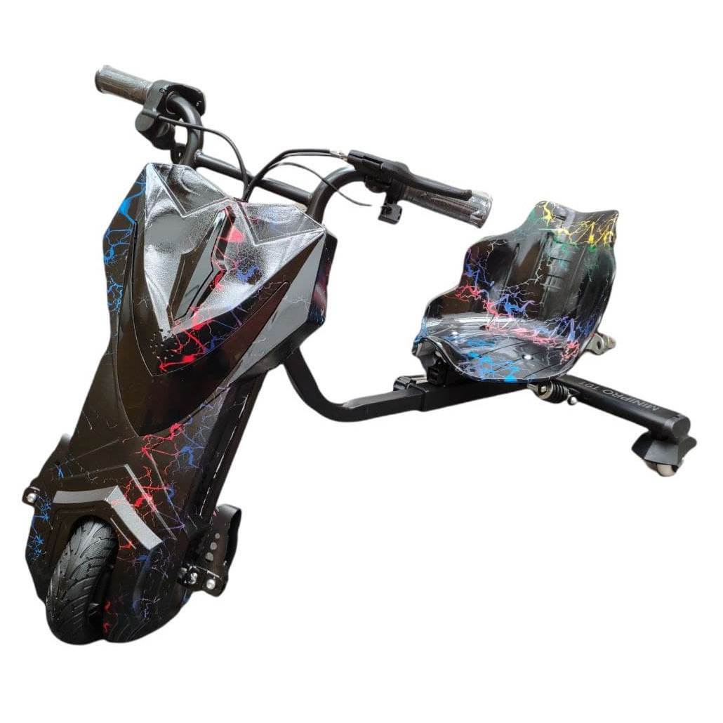 

Электроскутер Дрифт Карт Drift-Trike MINIPRO Mi T01 разноцветная молния, Разноцветный