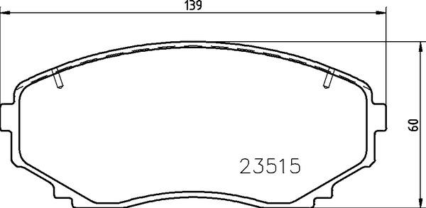 

Комплект тормозных колодок Brembo P54059