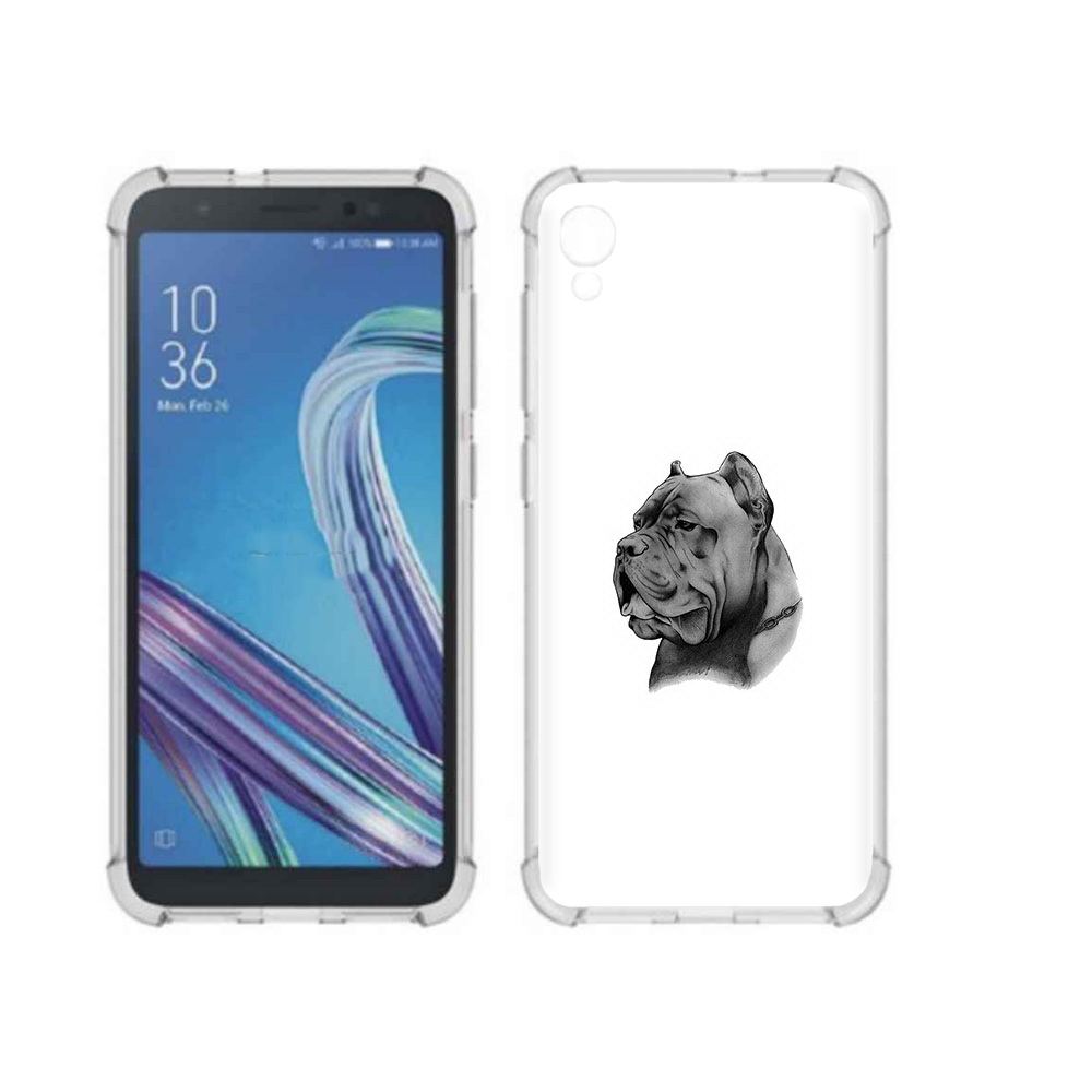 Чехол MyPads Tocco для Asus ZenFone Live L1 (G552KL) грозный бульдог (PT113202.648.300)