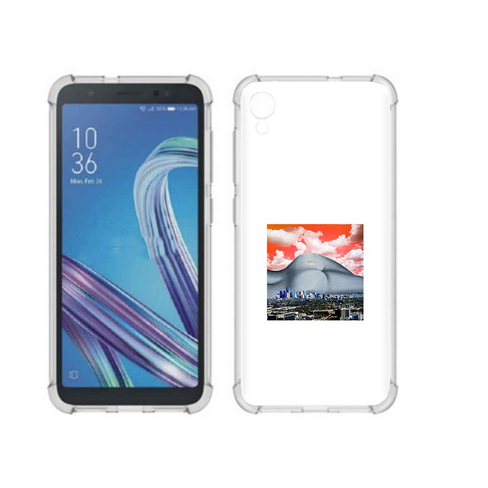 Чехол MyPads Tocco для Asus ZenFone Live L1 (G552KL) город с девушкой на фоне
