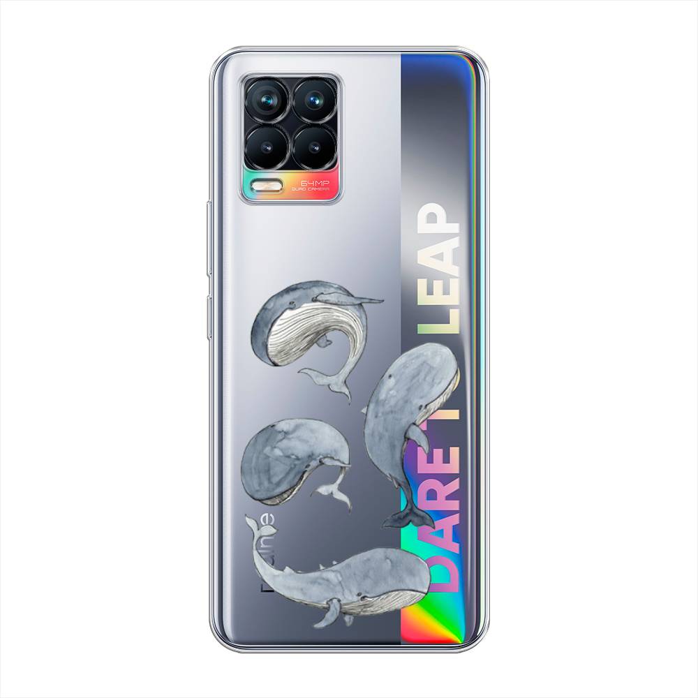 

Чехол Awog на Realme 8/8 Pro "Киты", Разноцветный, 255450-1