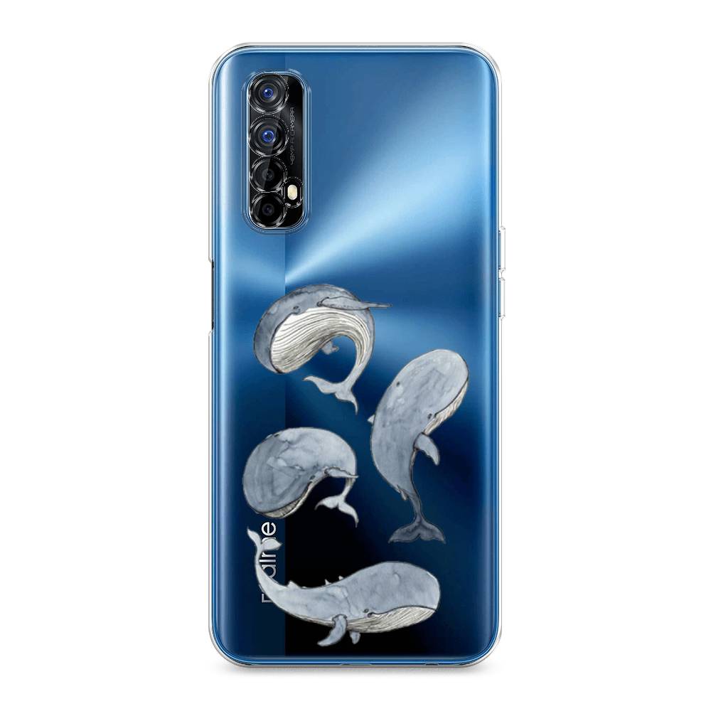 

Чехол Awog на Realme 7 "Киты", Разноцветный, 254150-1