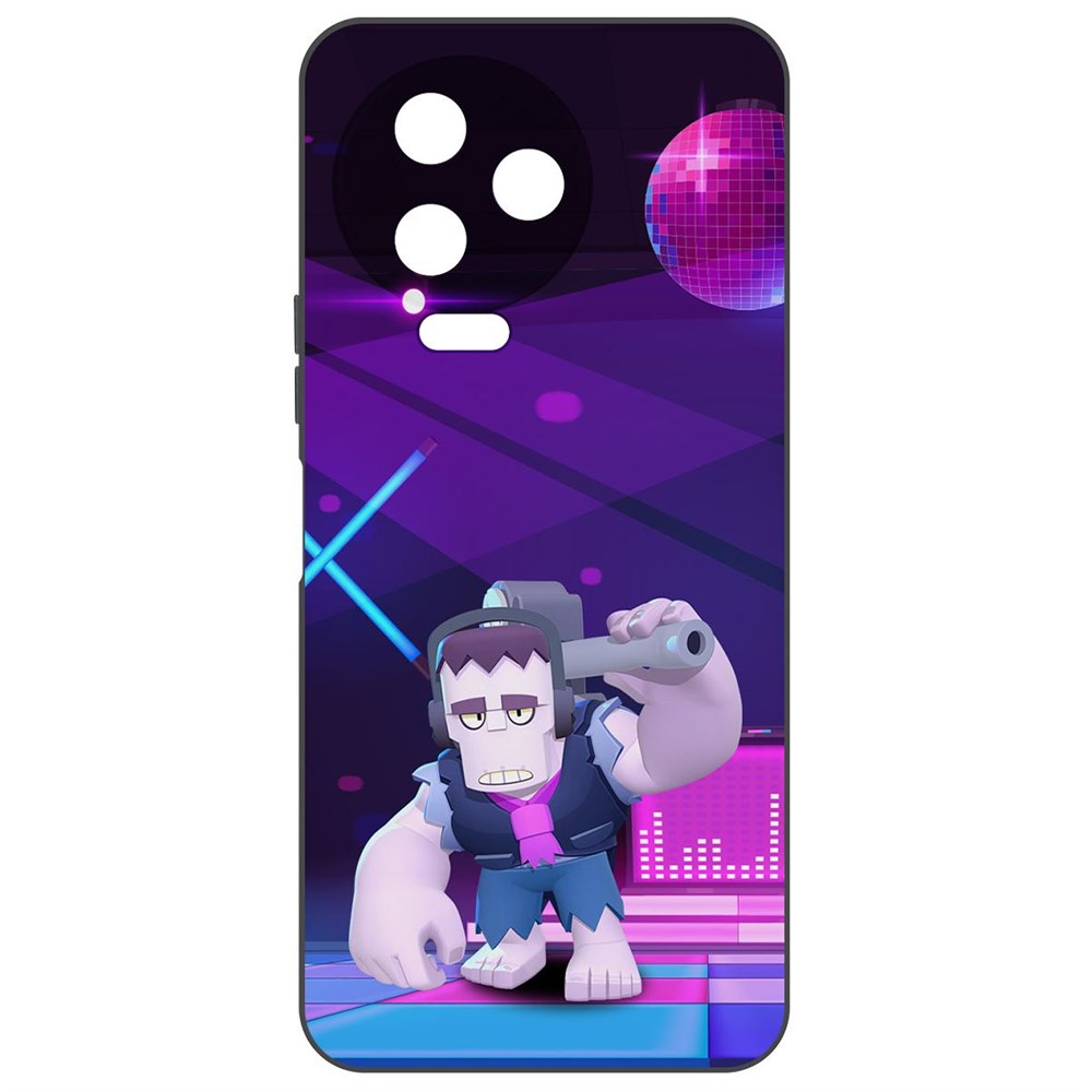 

Чехол-накладка Софт Brawl Stars - Фрэнк для Infinix Note 12 2023 (G99), Черный