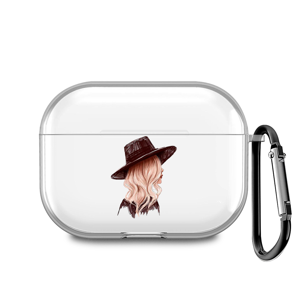 

Чехол для наушников AirPods Pro 2 "Девушка в шляпе", AIPC-440-9E-1