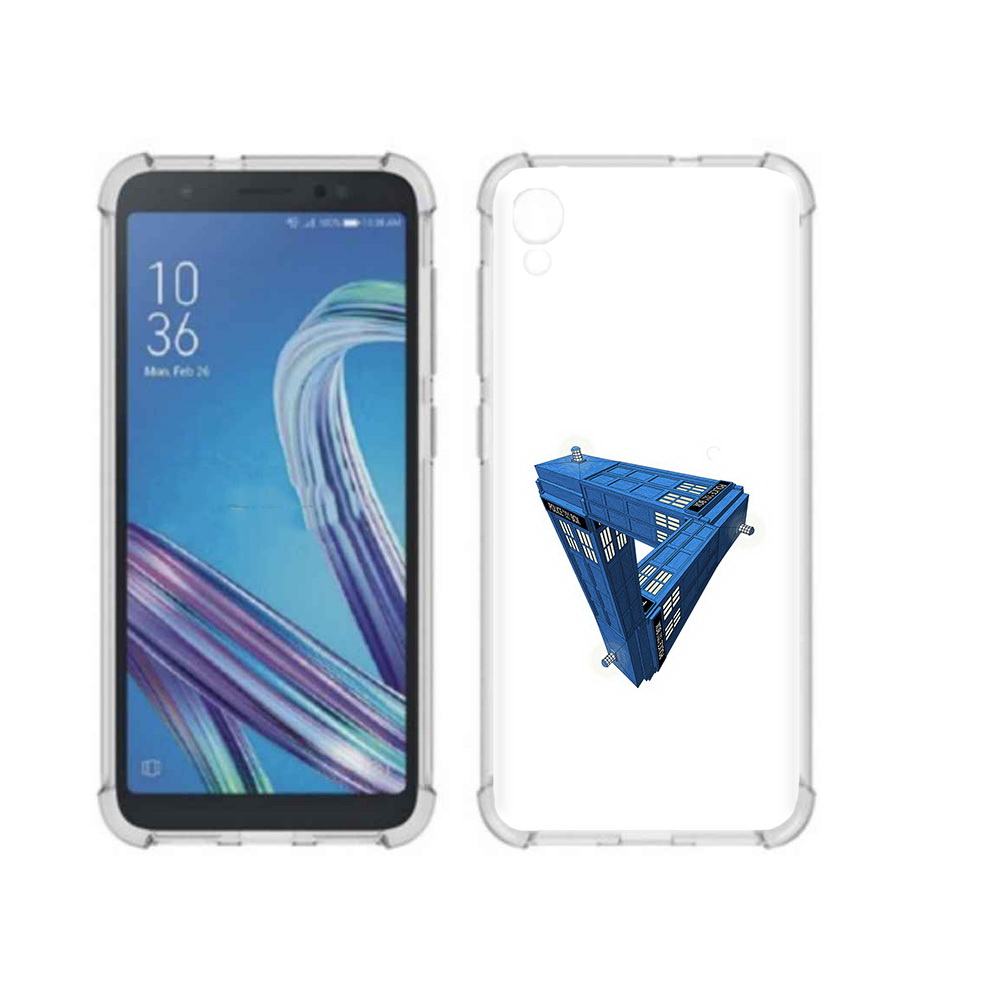 

Чехол MyPads Tocco для Asus ZenFone Live L1 (G552KL) головолока абстракция, Прозрачный, Tocco