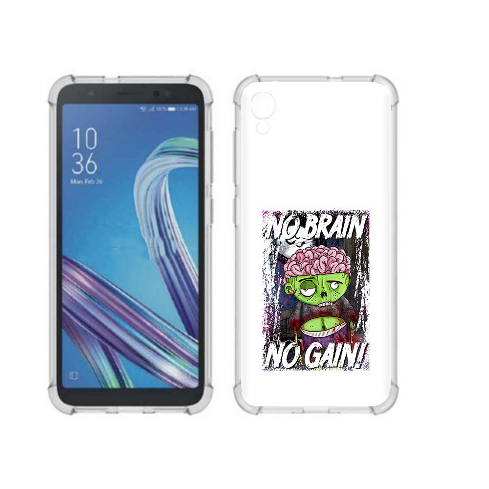 

Чехол MyPads Tocco для Asus ZenFone Live L1 (G552KL) глупый зомби (PT113202.648.289), Прозрачный, Tocco