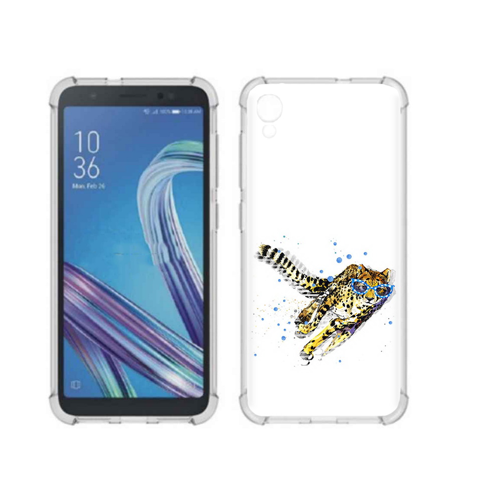 

Чехол MyPads Tocco для Asus ZenFone Live L1 (G552KL) гепард в очках (PT113202.648.287), Прозрачный, Tocco