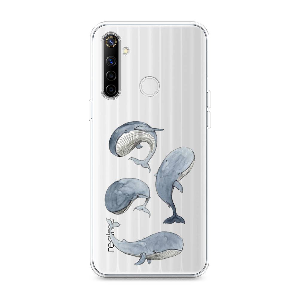 

Чехол Awog на Realme 6i "Киты", Разноцветный, 252950-1