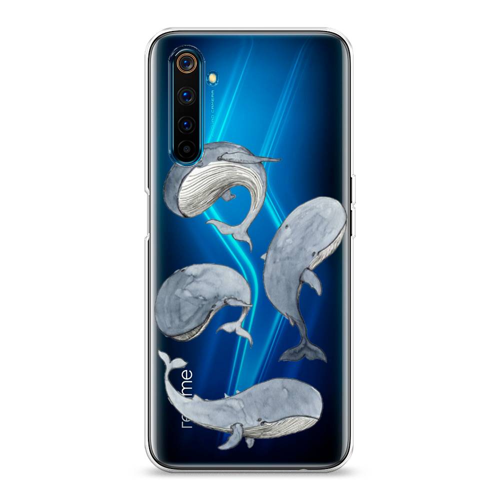 

Чехол Awog на Realme 6 Pro "Киты", Разноцветный, 252850-1