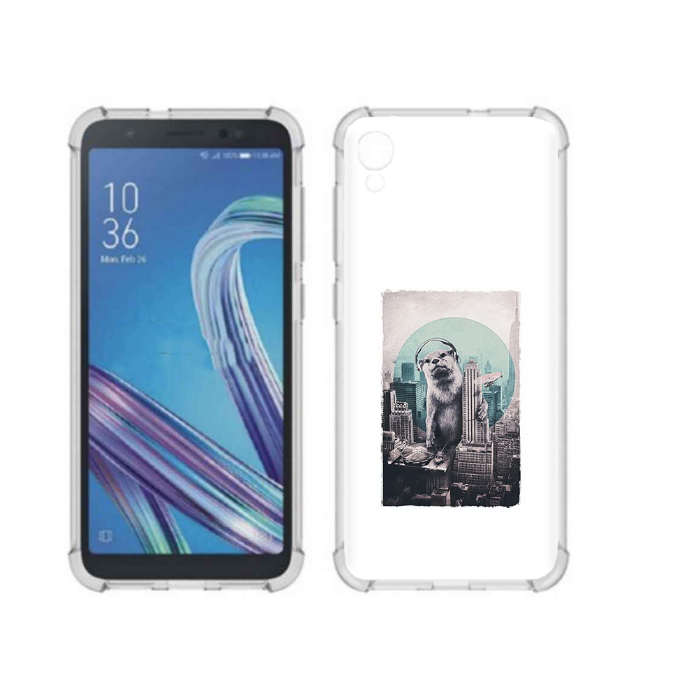

Чехол MyPads Tocco для Asus ZenFone Live L1 (G552KL) выдра в городе (PT113202.648.283), Прозрачный, Tocco