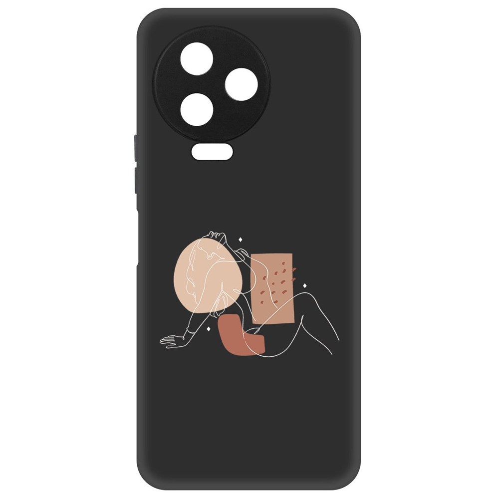 

Чехол-накладка Софт Чувственность для Infinix Note 12 2023 (G99), Черный