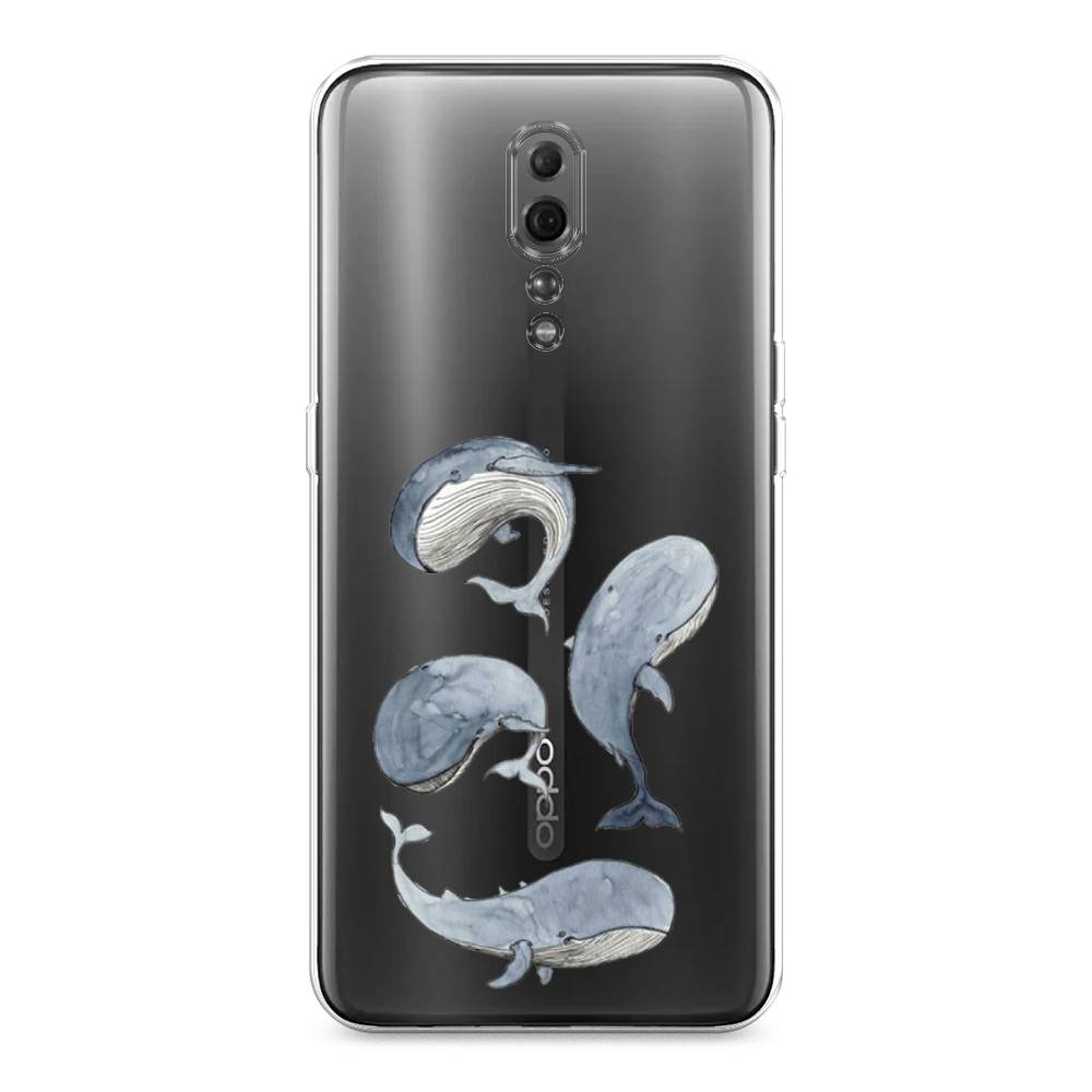 

Чехол Awog на Oppo Reno Z "Киты", Разноцветный, 250950-1