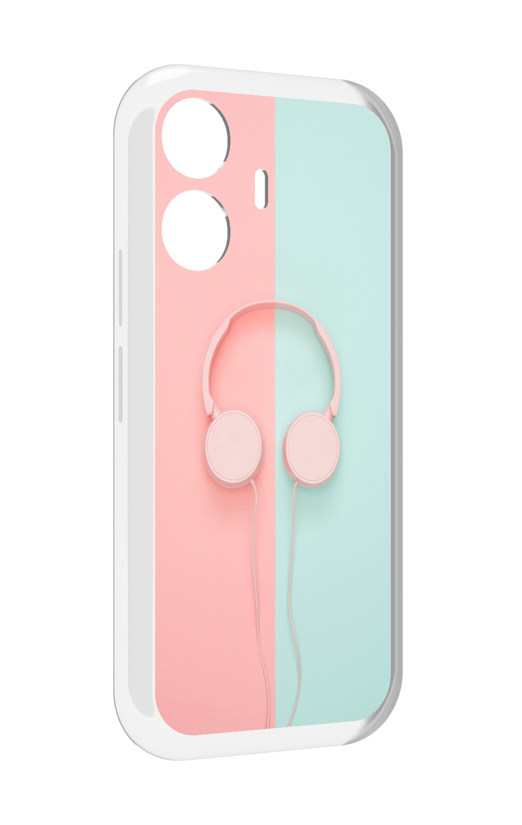

Чехол MyPads наушники-минимализм для Vivo Y77E / Vivo iQOO Z6 Lite, Прозрачный, Tocco