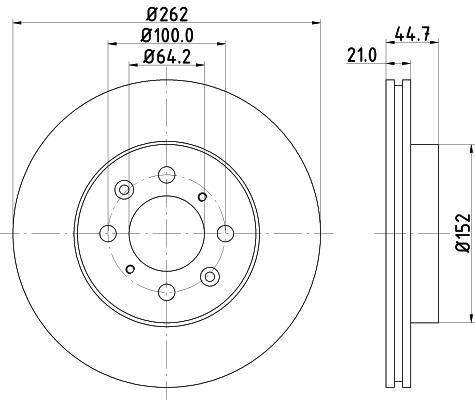 

Тормозной диск NISSHINBO nd8011k