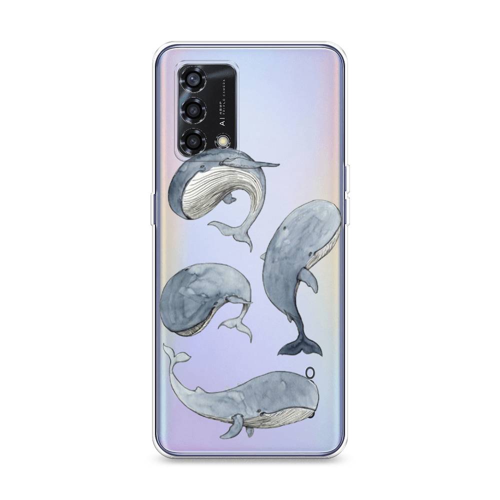 

Чехол Awog на Oppo Reno 6 Lite "Киты", Разноцветный, 259550-1