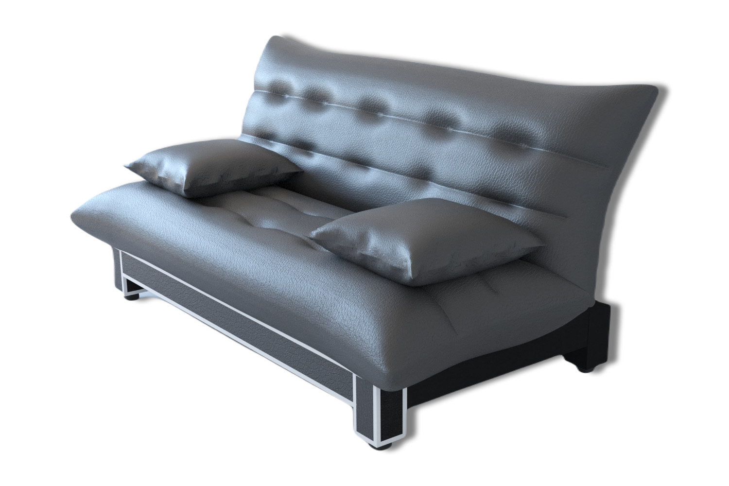Диван-кровать EDLEN Поло Стайл экокожа dark grey 600009031643