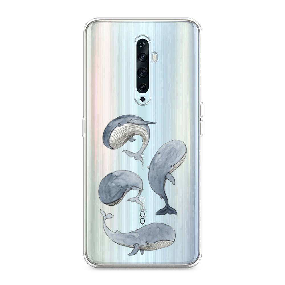 

Чехол Awog на Oppo Reno 2Z "Киты", Разноцветный, 251850-1