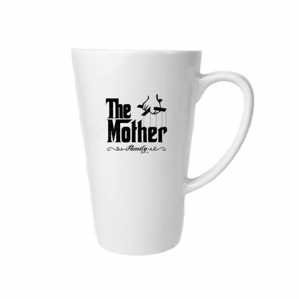 

Конусная кружка CoolPodarok Прикол Семья The mother Мама