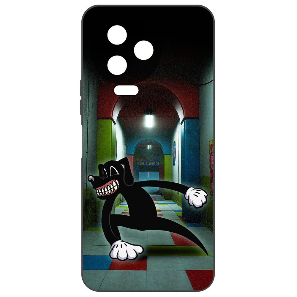 

Чехол-накладка Софт Хаги Ваги - Картун Дог для Infinix Note 12 2023 (G99), Черный