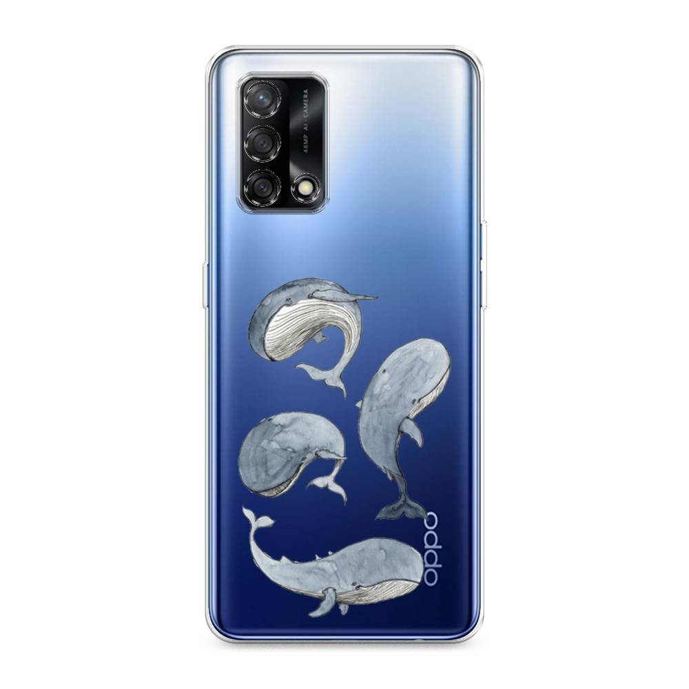 

Чехол Awog на OPPO A74 4G/F19 "Киты", Разноцветный, 256050-1