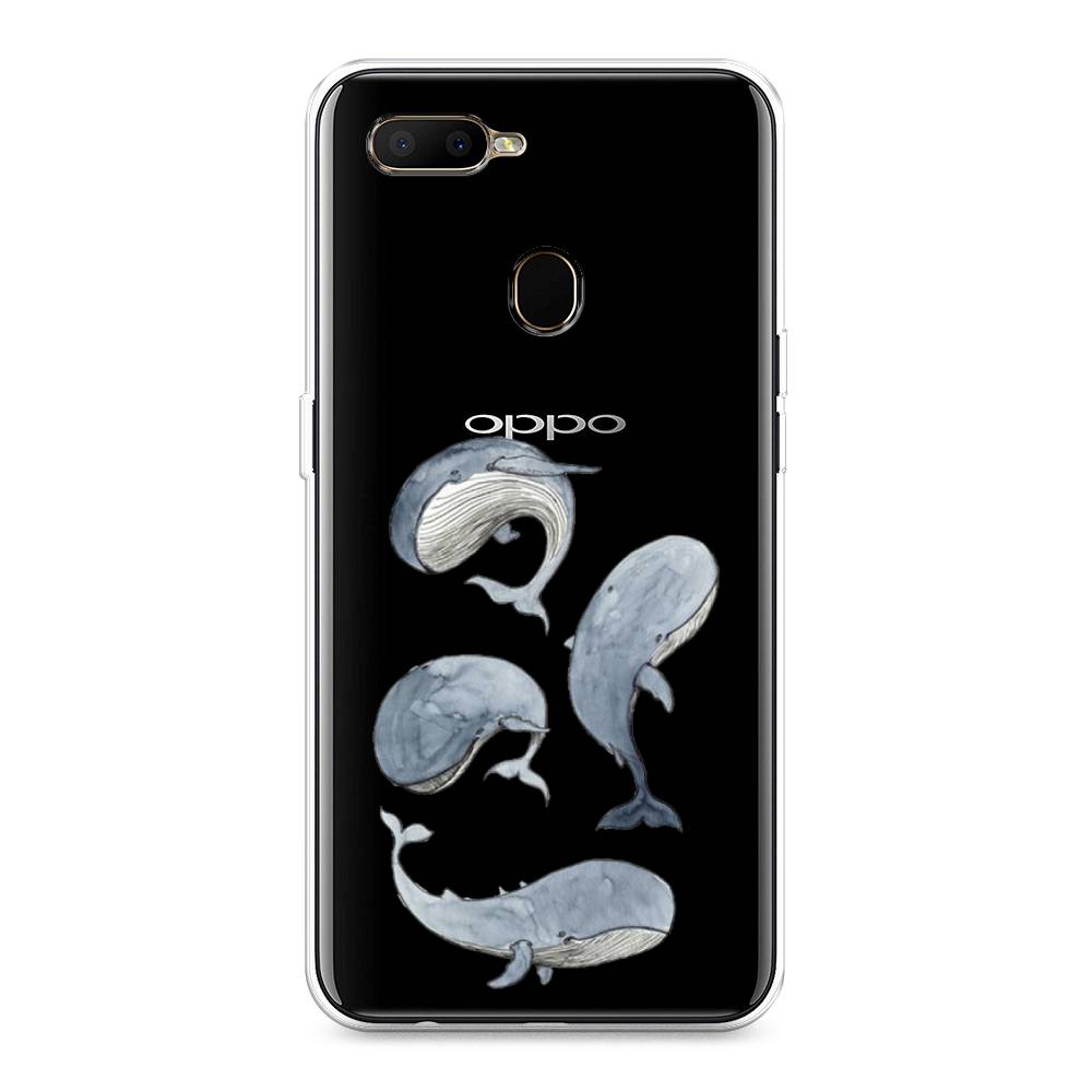 

Чехол Awog на Oppo A5s "Киты", Разноцветный, 252350-1