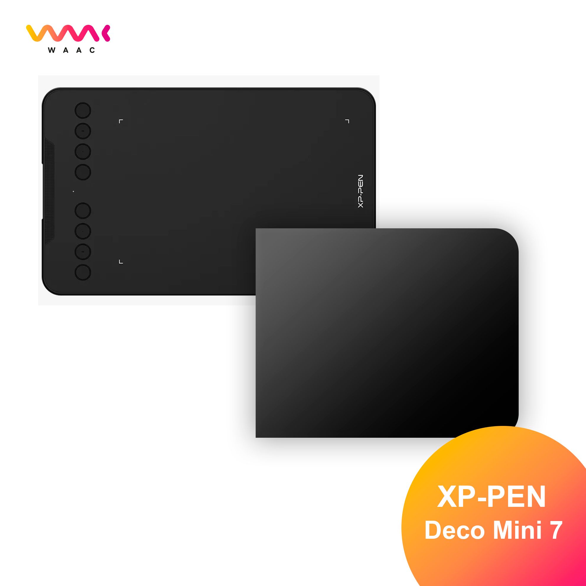 

Защитная пленка WAAC для XP-Pen Deco mini 7, Черный