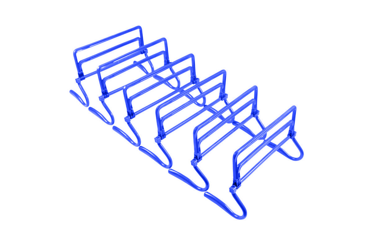 Тренировочные барьеры Speedise AKS14 6 штук синие