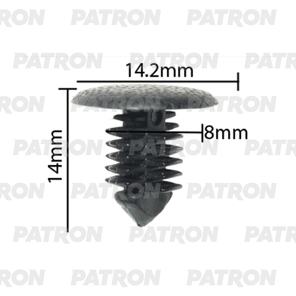 

PATRON P37-3249T Клипса пластмассовая Opel, MERCEDES применяемость: капот, теплошумоизоляц