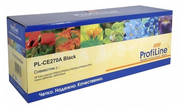 

Картридж ProfiLine CE270A / PL-CE270A для лазерного принтера HP, Black, Черный