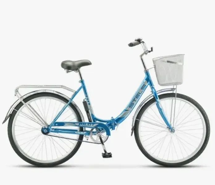 Велосипед STELS Pilot 810 26 19 Морская волна Двухколёсный Складной Скоростной Городской Г 1450000₽