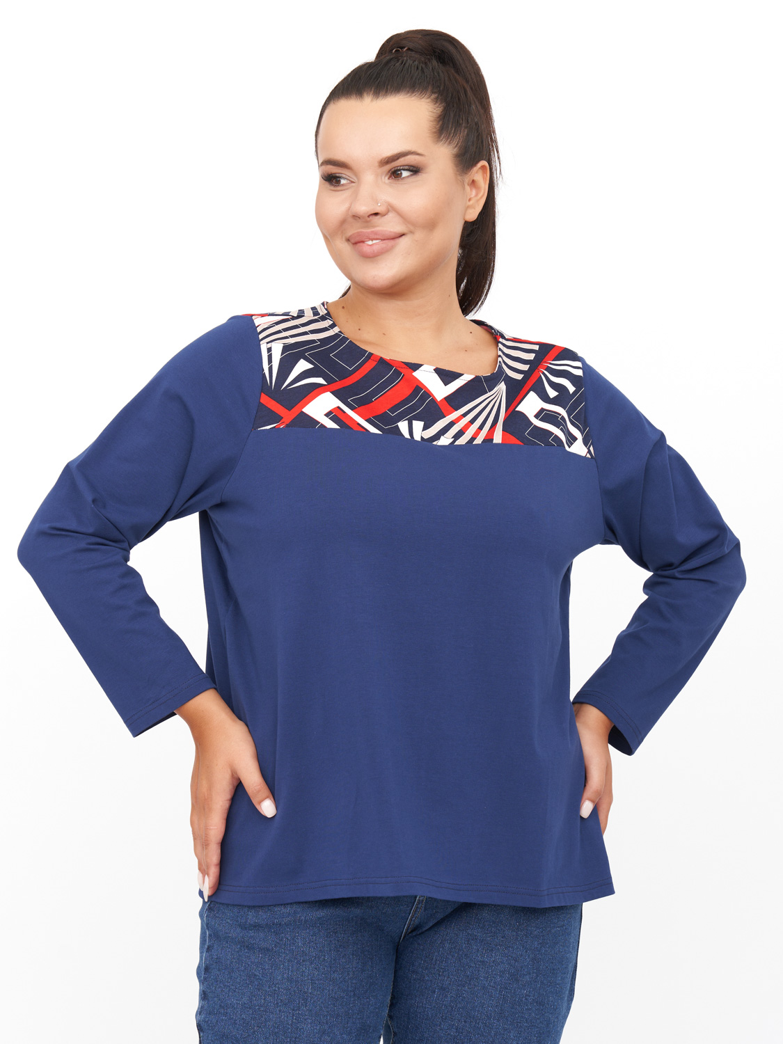 

Джемпер женский ZORY ZDG03102 синий 48-50 RU, ZDG03102