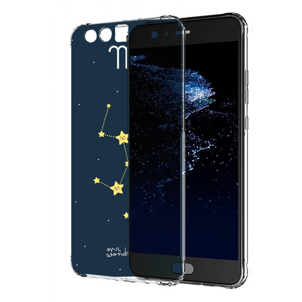 

Чехол бампер MyPads знак-зодиака-дева-3 для Huawei P10 Plus прот, Прозрачный, Tocco