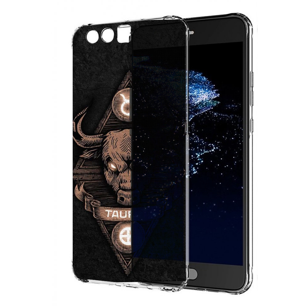 

Чехол бампер MyPads знак зодиака телец 2 для Huawei P10 Plus про, Прозрачный, Tocco