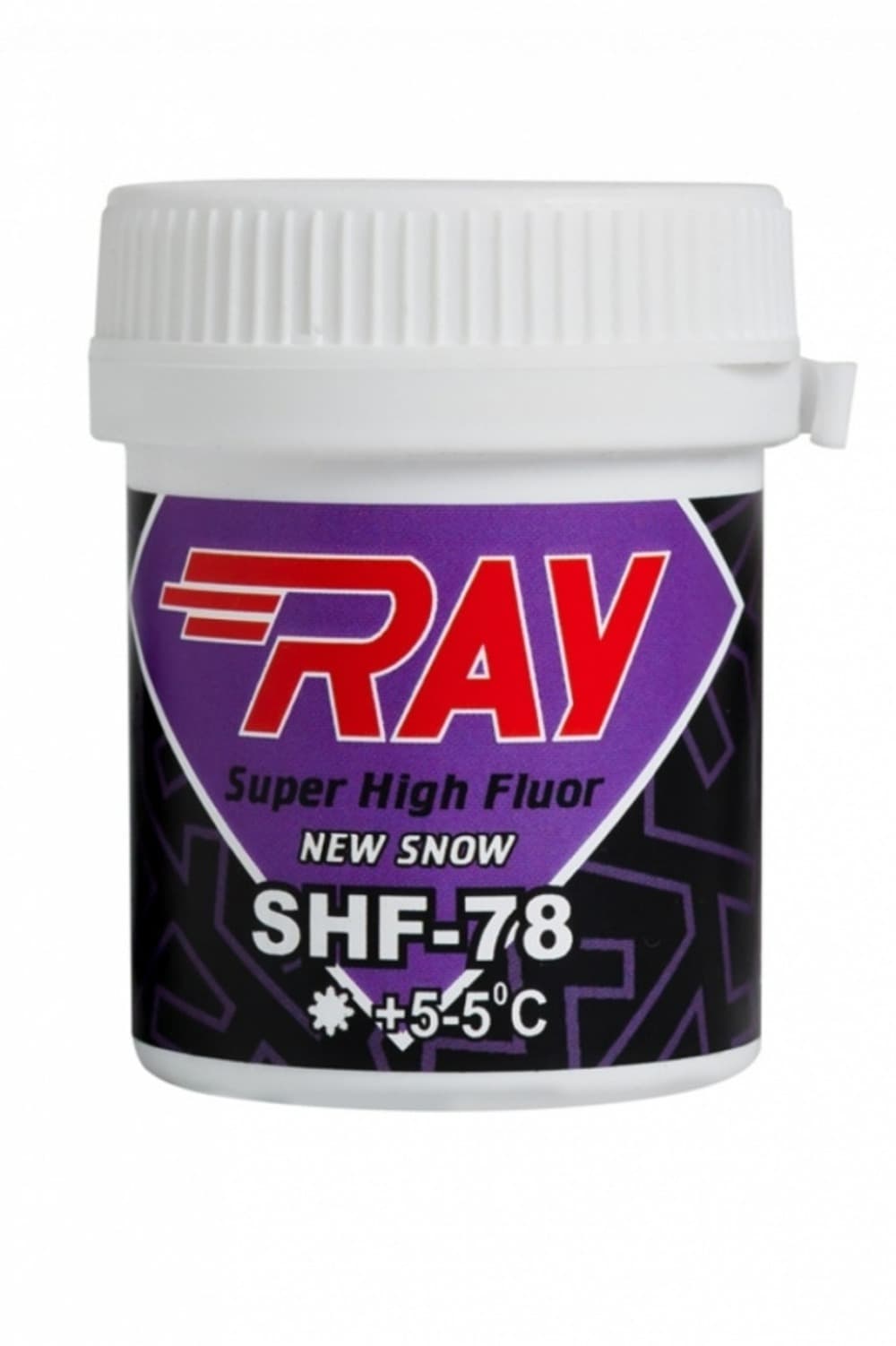 Порошок ускоритель лыжный фторированный RAY SHF-78 +5-5C для любой структуры 30г SHF-78-30