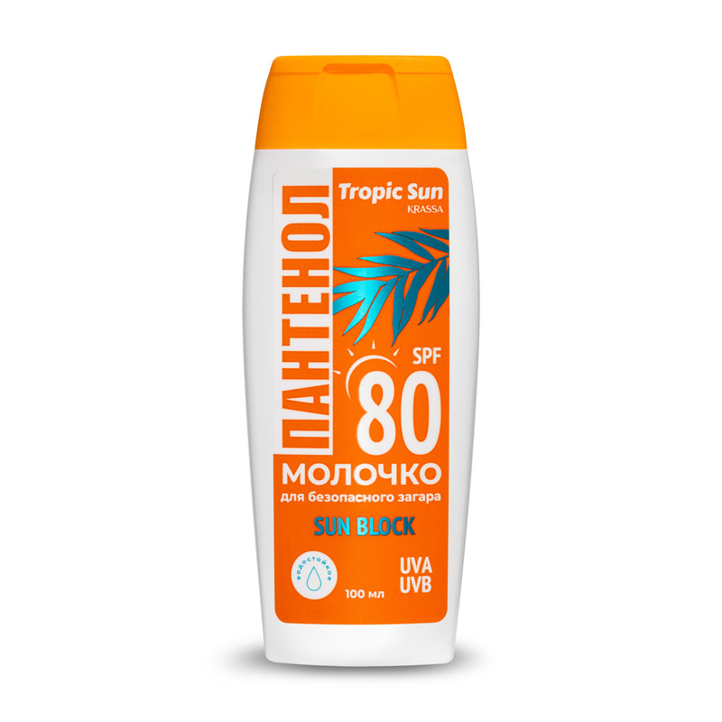 Молочко для загара Krassa 80 SPF 100 мл