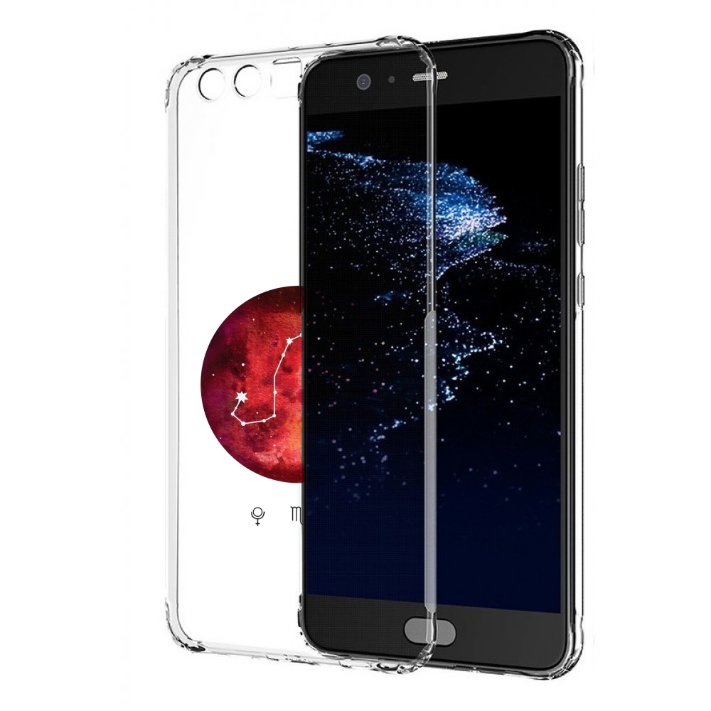

Чехол бампер MyPads знак зодиака скорпион 6 для Huawei P10 Plus, Прозрачный, Tocco