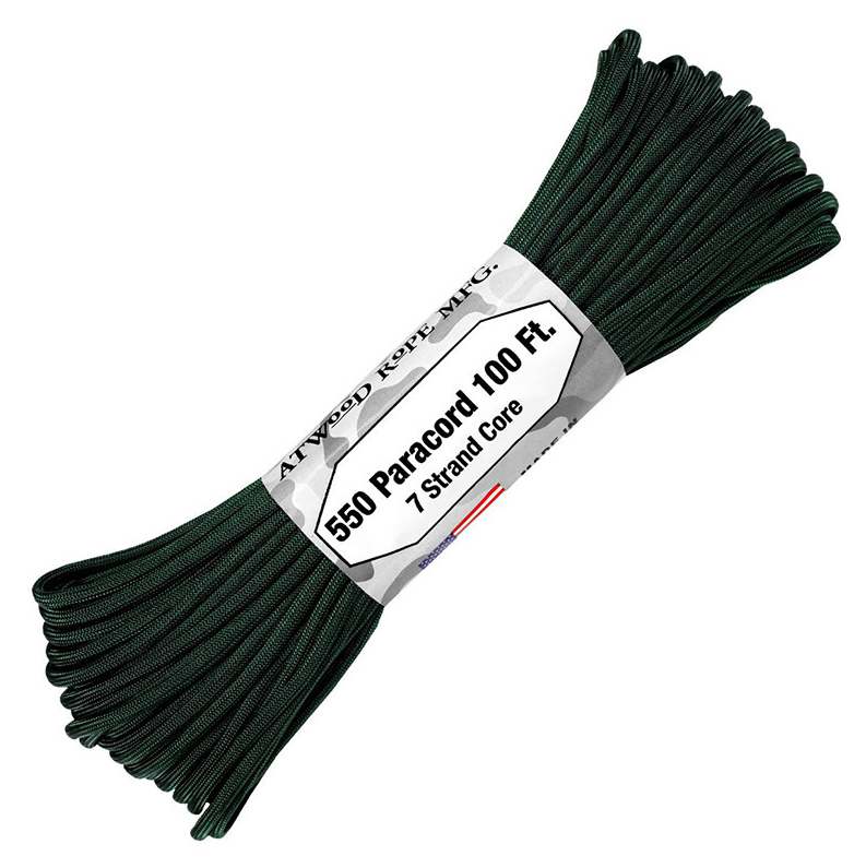 

Паракорд 550 Cord 30м (hunter), Зеленый