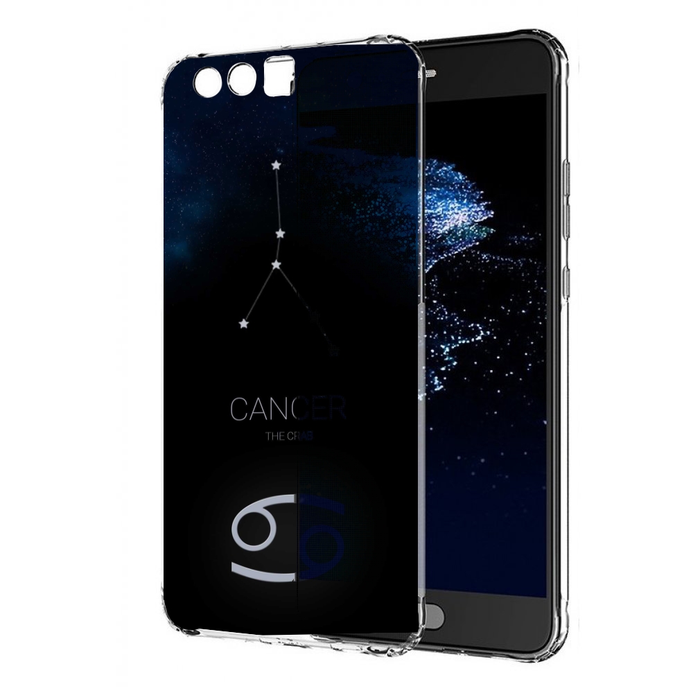 

Чехол бампер MyPads знак зодиака рак 2 для Huawei P10 Plus проти, Прозрачный, Tocco