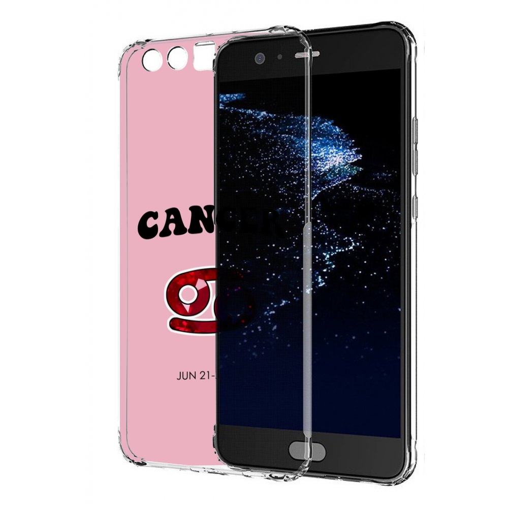 

Чехол бампер MyPads знак зодиака рак 1 для Huawei P10 Plus проти, Прозрачный, Tocco