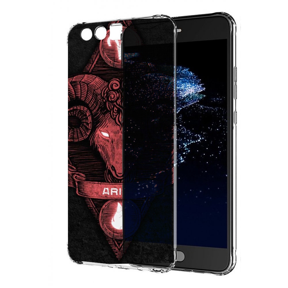 

Чехол бампер MyPads знак зодиака овен 6 для Huawei P10 Plus прот, Прозрачный, Tocco