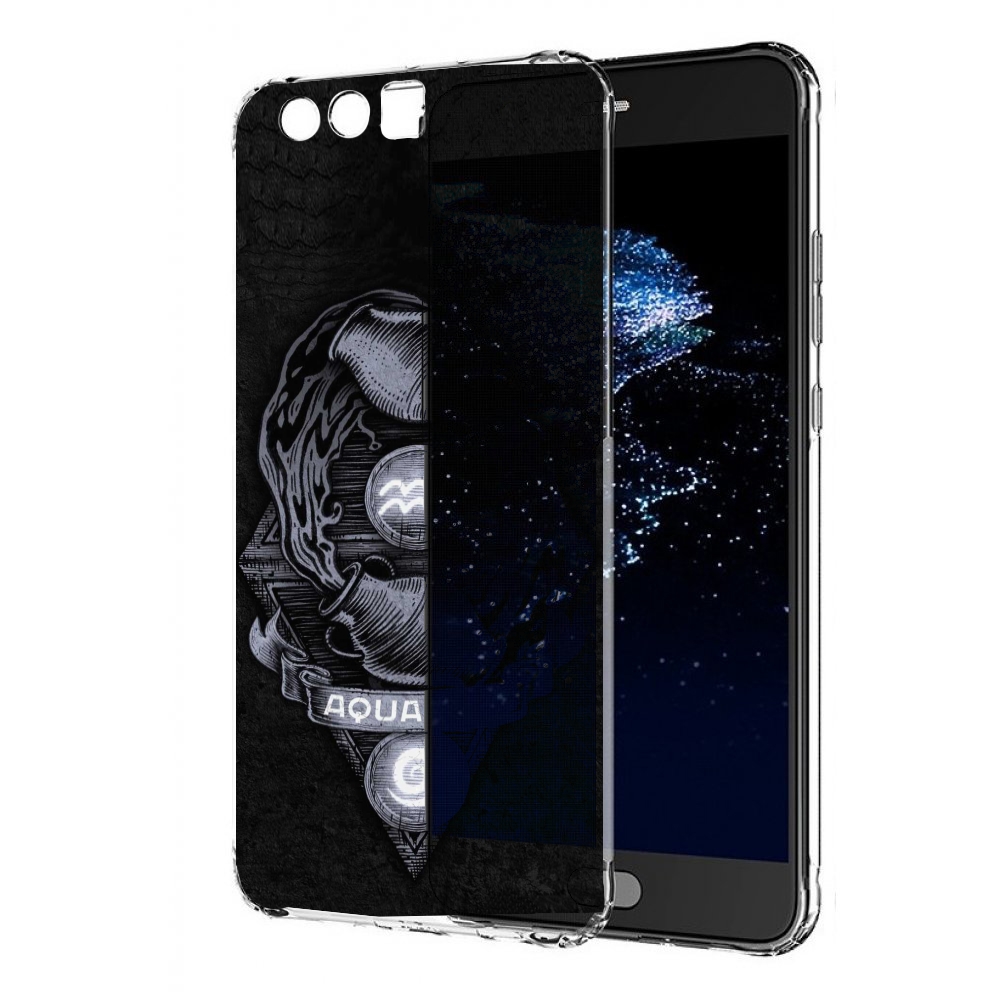 

Чехол бампер MyPads знак зодиака водолеи 6 для Huawei P10 Plus, Прозрачный, Tocco