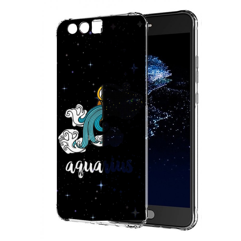 

Чехол бампер MyPads знак зодиака водолеи 2 для Huawei P10 Plus, Прозрачный, Tocco