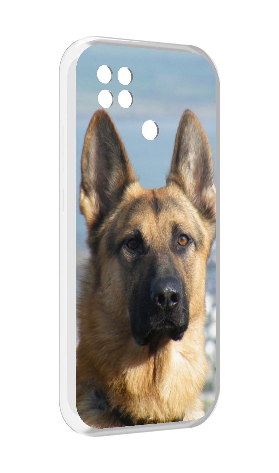 

Чехол MyPads немецкая овчарка для Xiaomi Poco C40, Прозрачный, Tocco