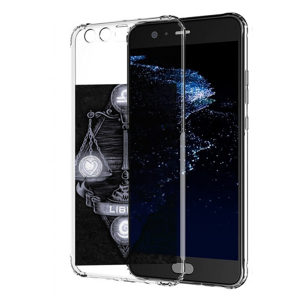 

Чехол бампер MyPads знак зодиака весы 2 для Huawei P10 Plus прот, Прозрачный, Tocco