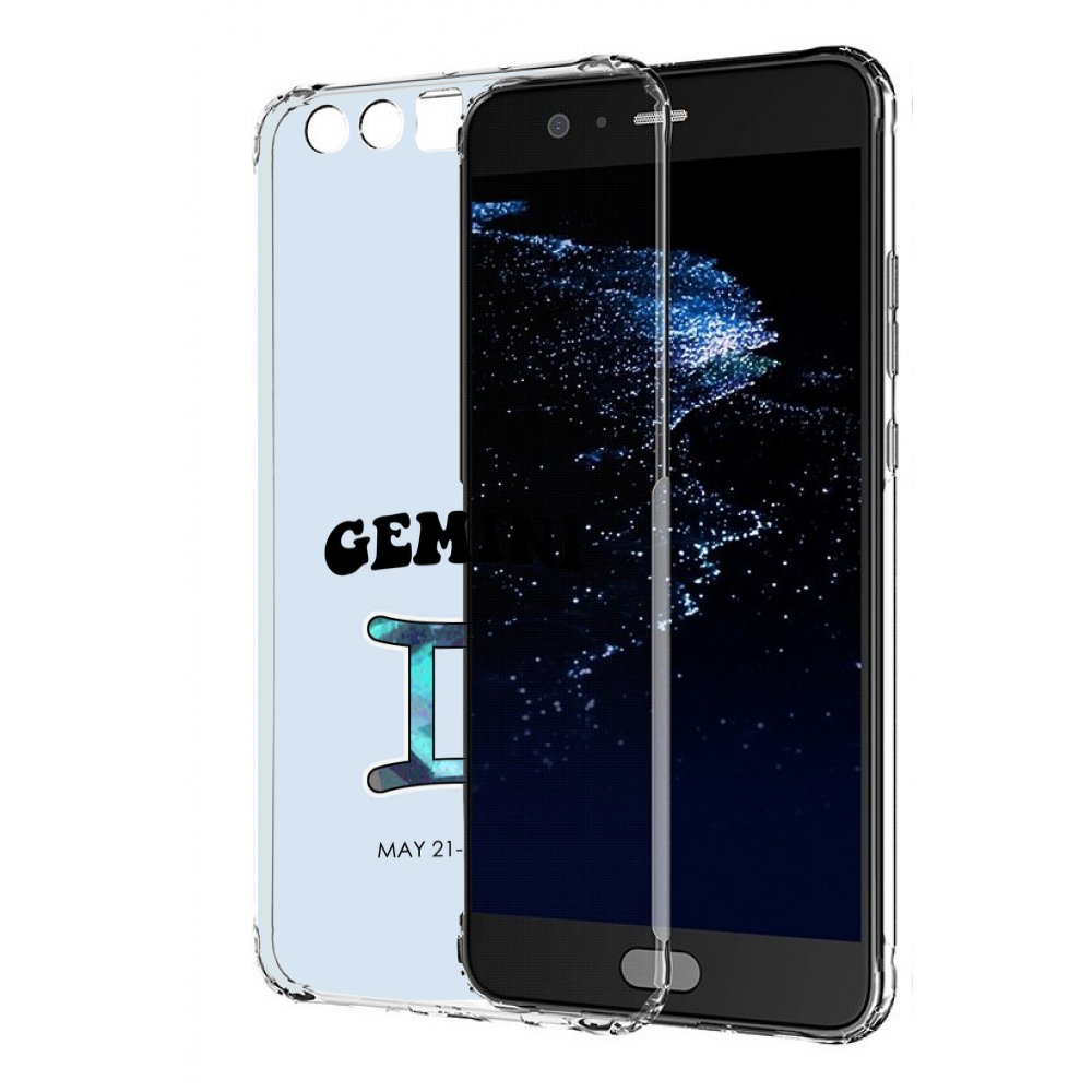 

Чехол бампер MyPads знак зодиака близнецы 1 для Huawei P10 Plus, Прозрачный, Tocco