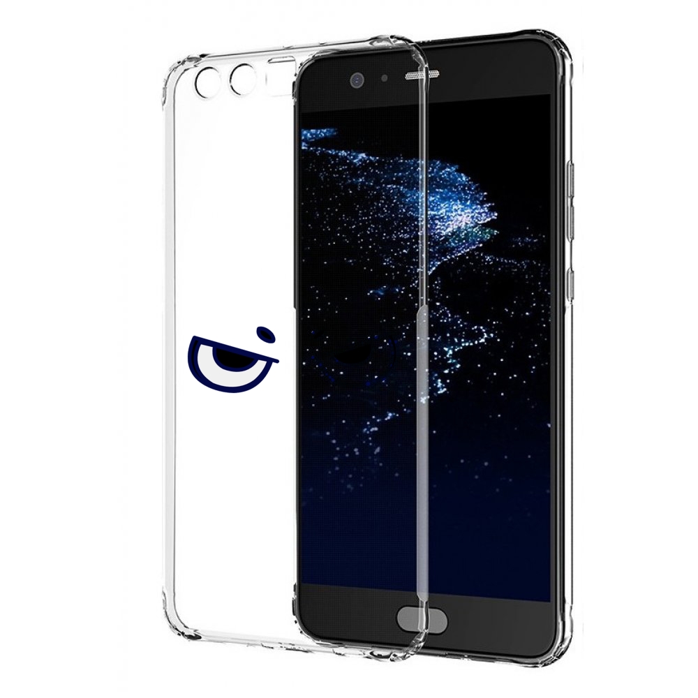 

Чехол бампер MyPads злые-глазки для Huawei P10 Plus противоударный, Прозрачный, Tocco