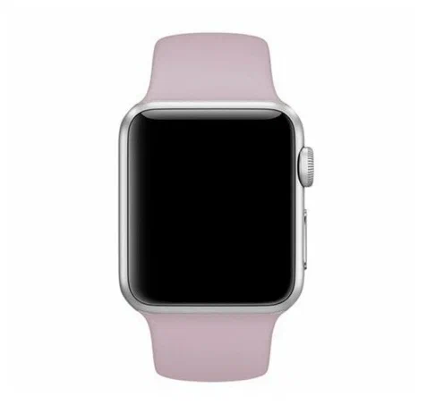

Ремешок силиконовый для Apple Watch 38/40мм (5), сиреневый, на кнопке