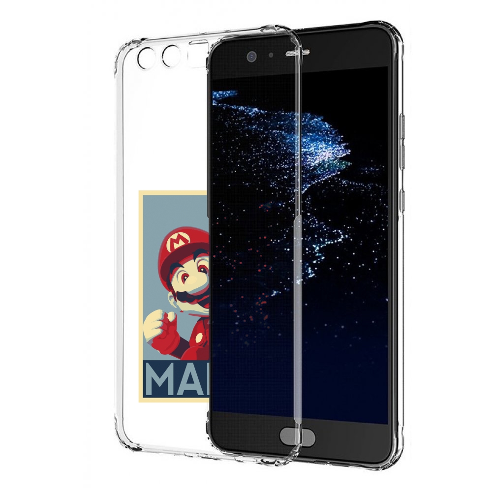 

Чехол бампер MyPads злой марио для Huawei P10 Plus противоударный, Прозрачный, Tocco